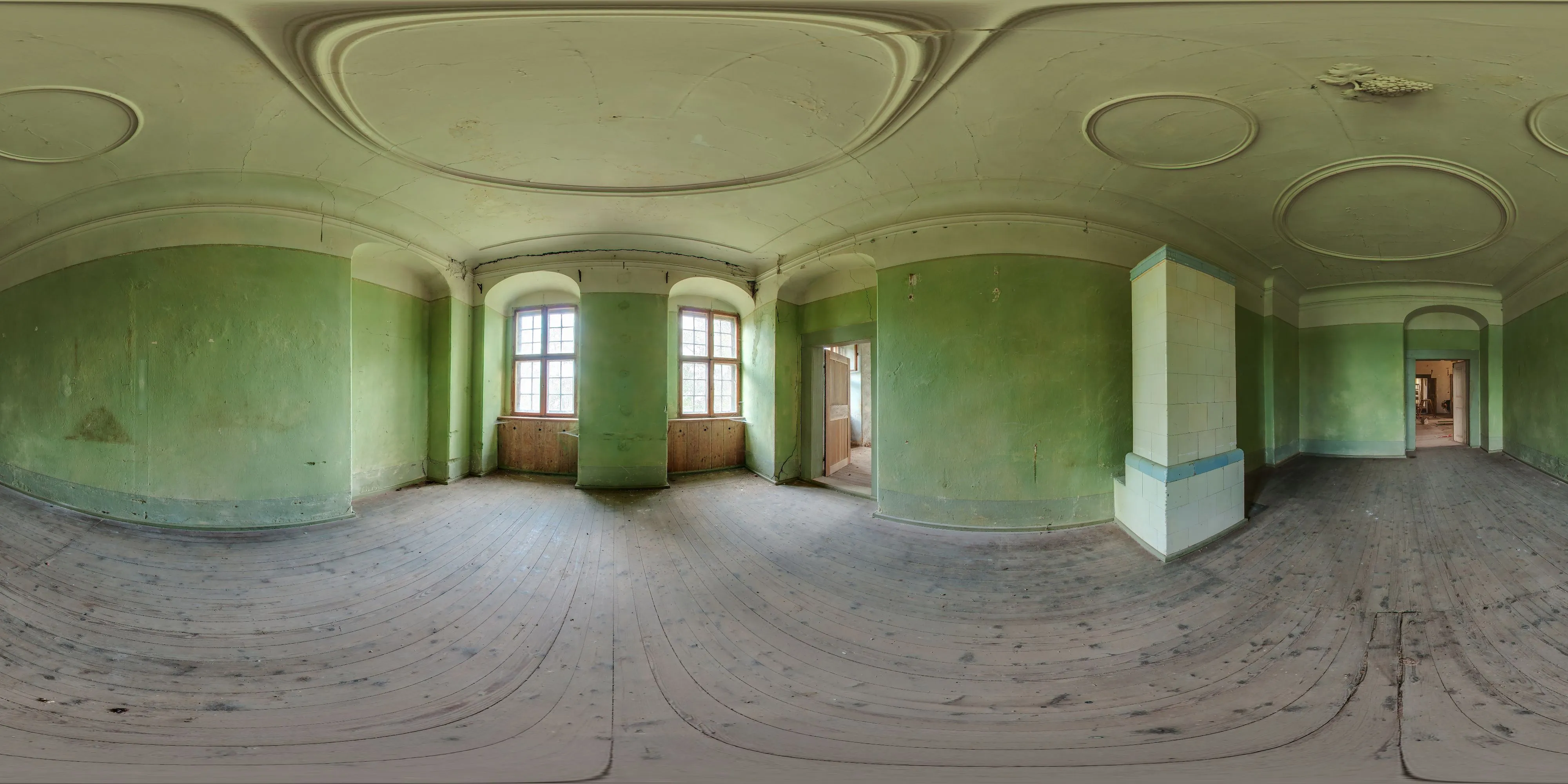 360° Panorama Ansicht: Wasserschloss Tauchritz - Raum 5