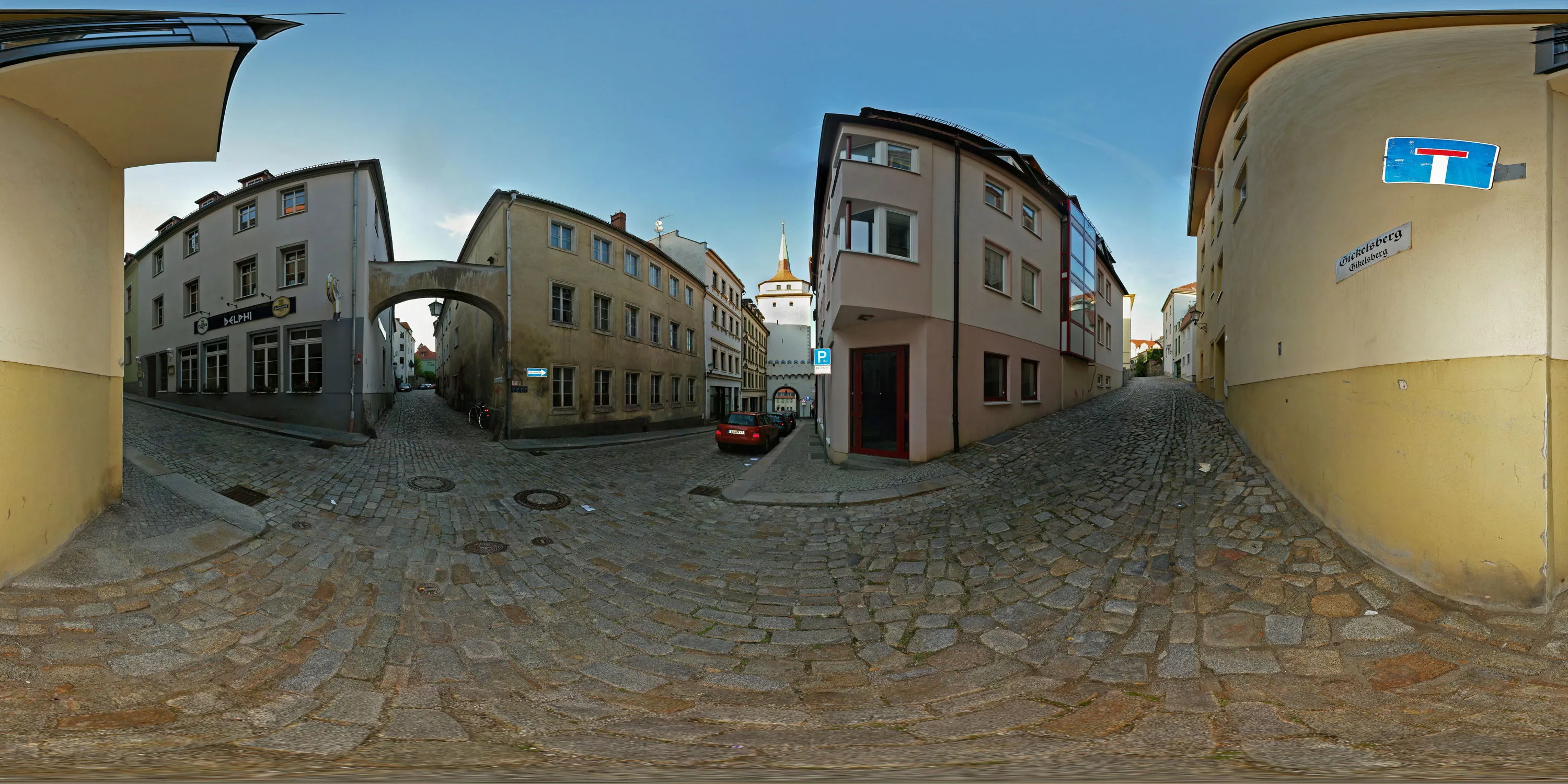 360 Grad Panorama Ansicht: Schülertor in Herbst 06