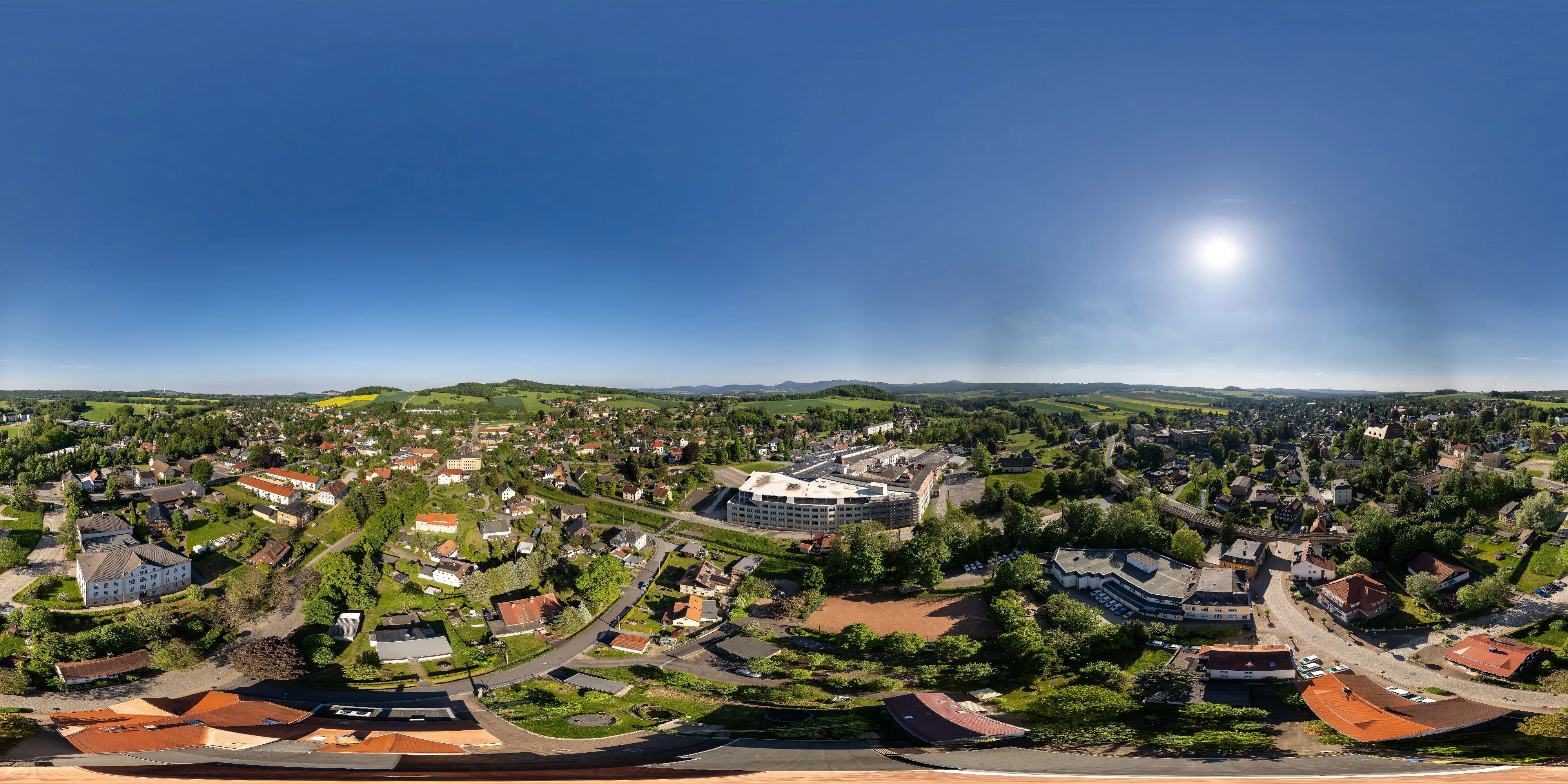 360 Grad Panorama Ansicht: C. Bechstein Pianofortemanufaktur GmbH in Seifhennersdorf