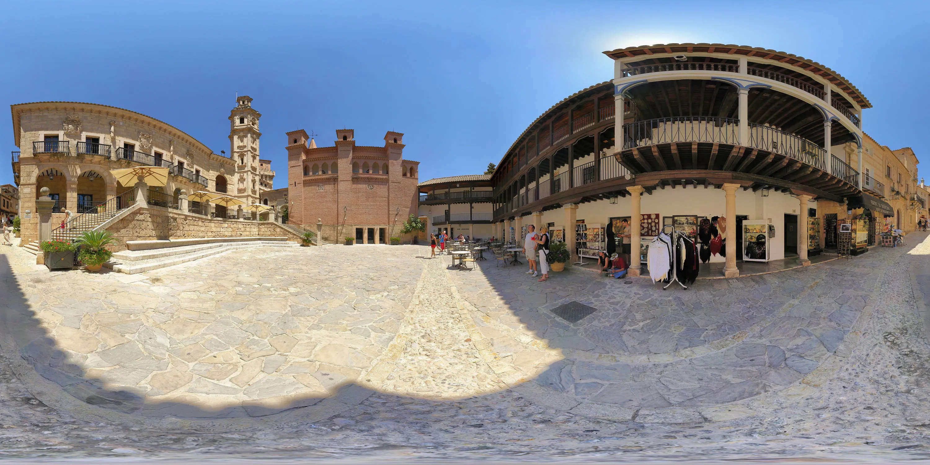 360 Grad Panorama Ansicht: Poble Espanyol in Palma