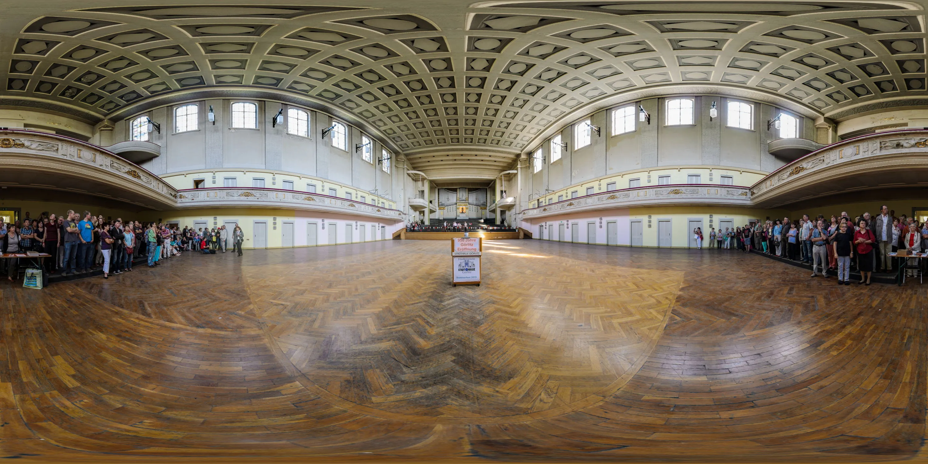 360 Grad Panorama Ansicht: Stadthalle - Großer Saal in Görlitz