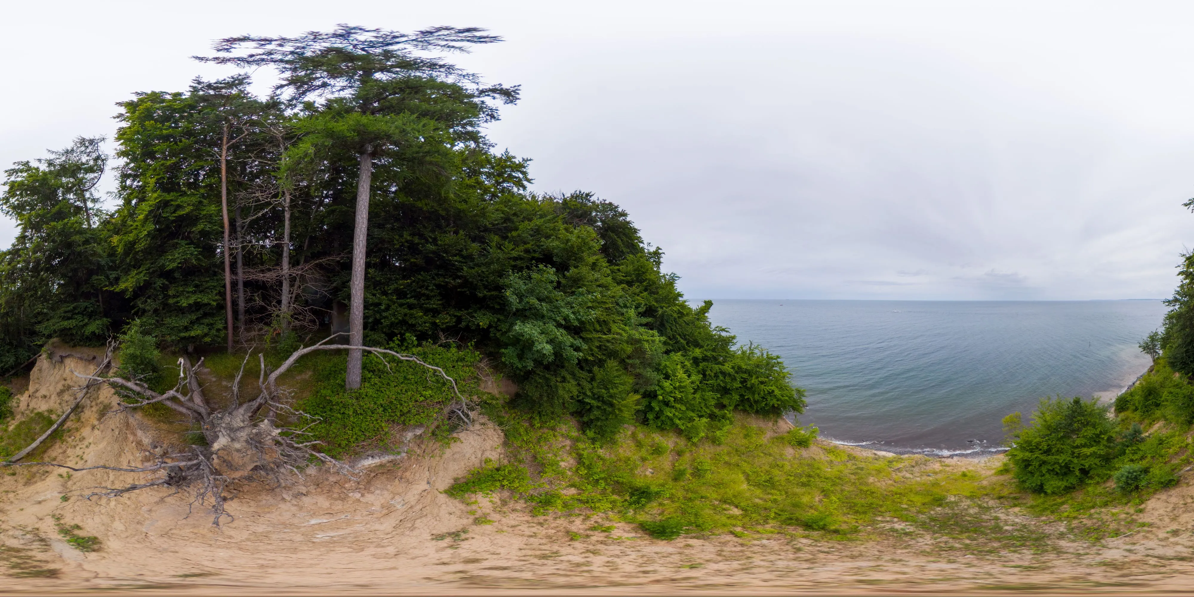360° Panorama Ansicht: Steilküste bei Sassnitz