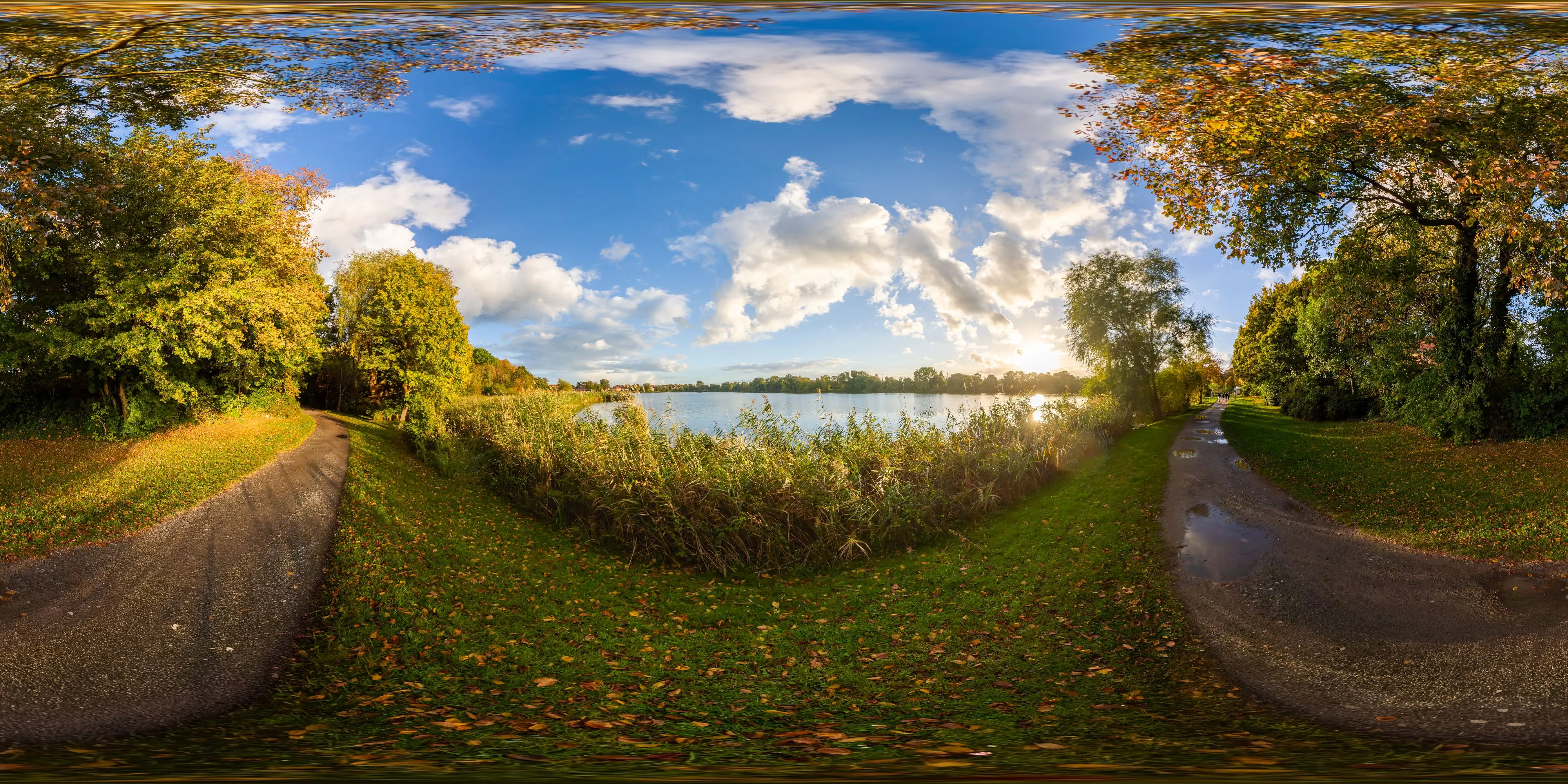 360° Panorama Ansicht: Frankenteich