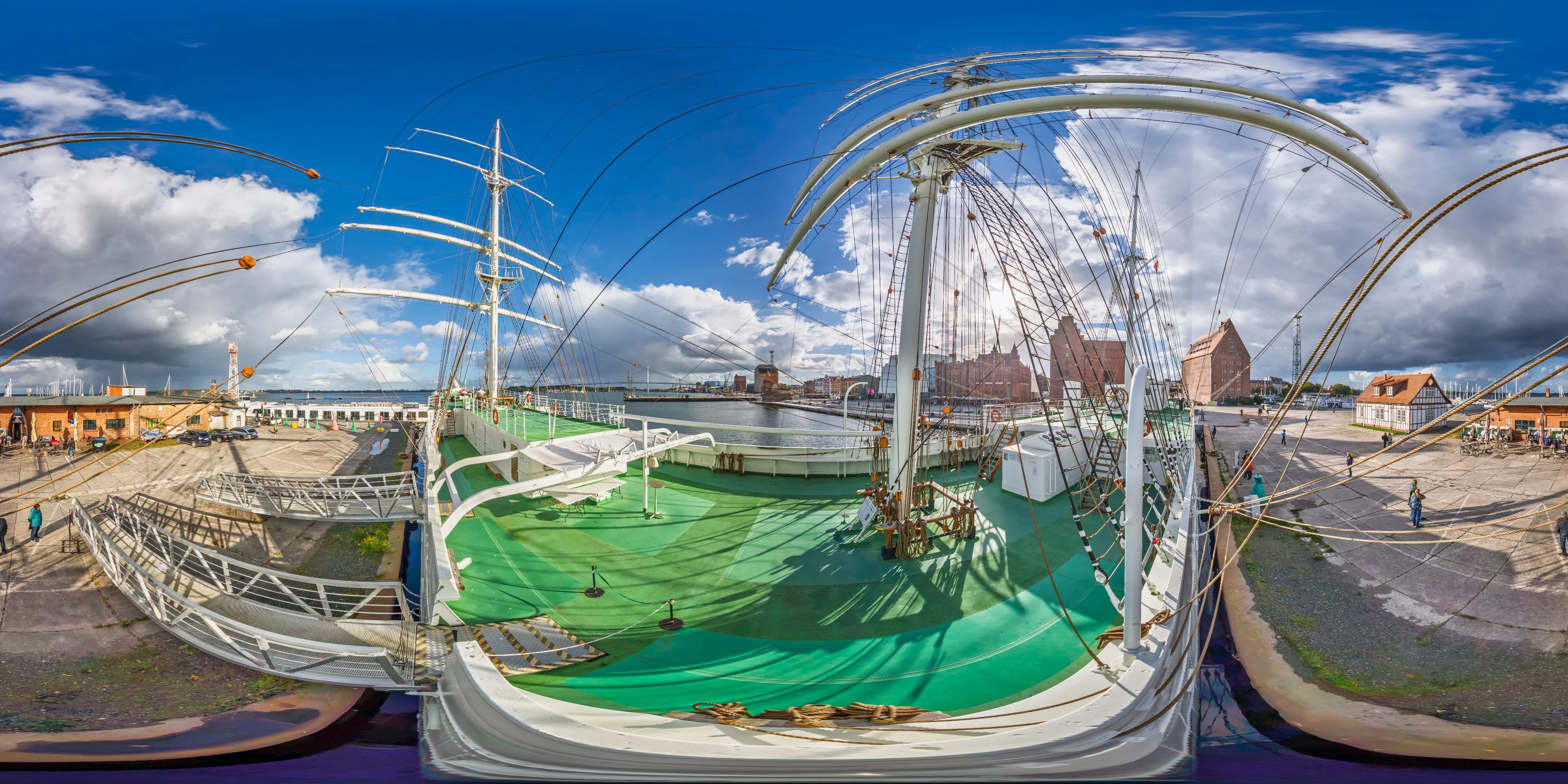 360° Panorama Ansicht: Segelschulschiff Gorch Fock I