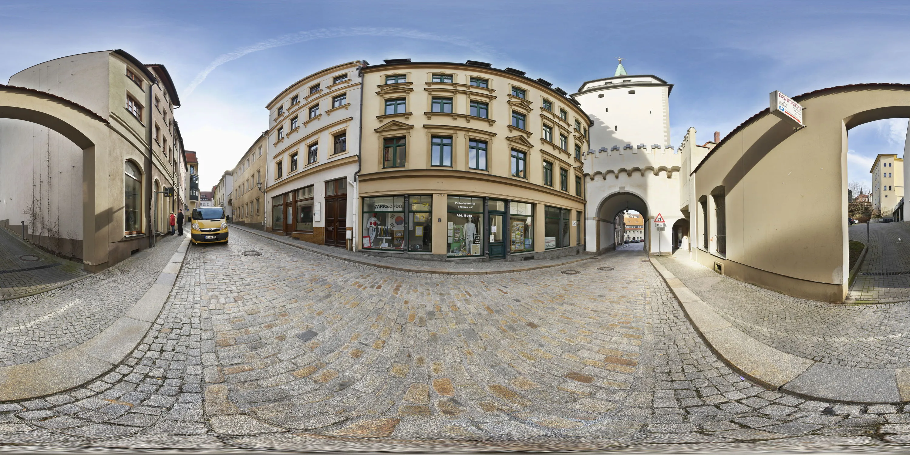 360 Grad Panorama Ansicht: Schülerturm in Winter 08
