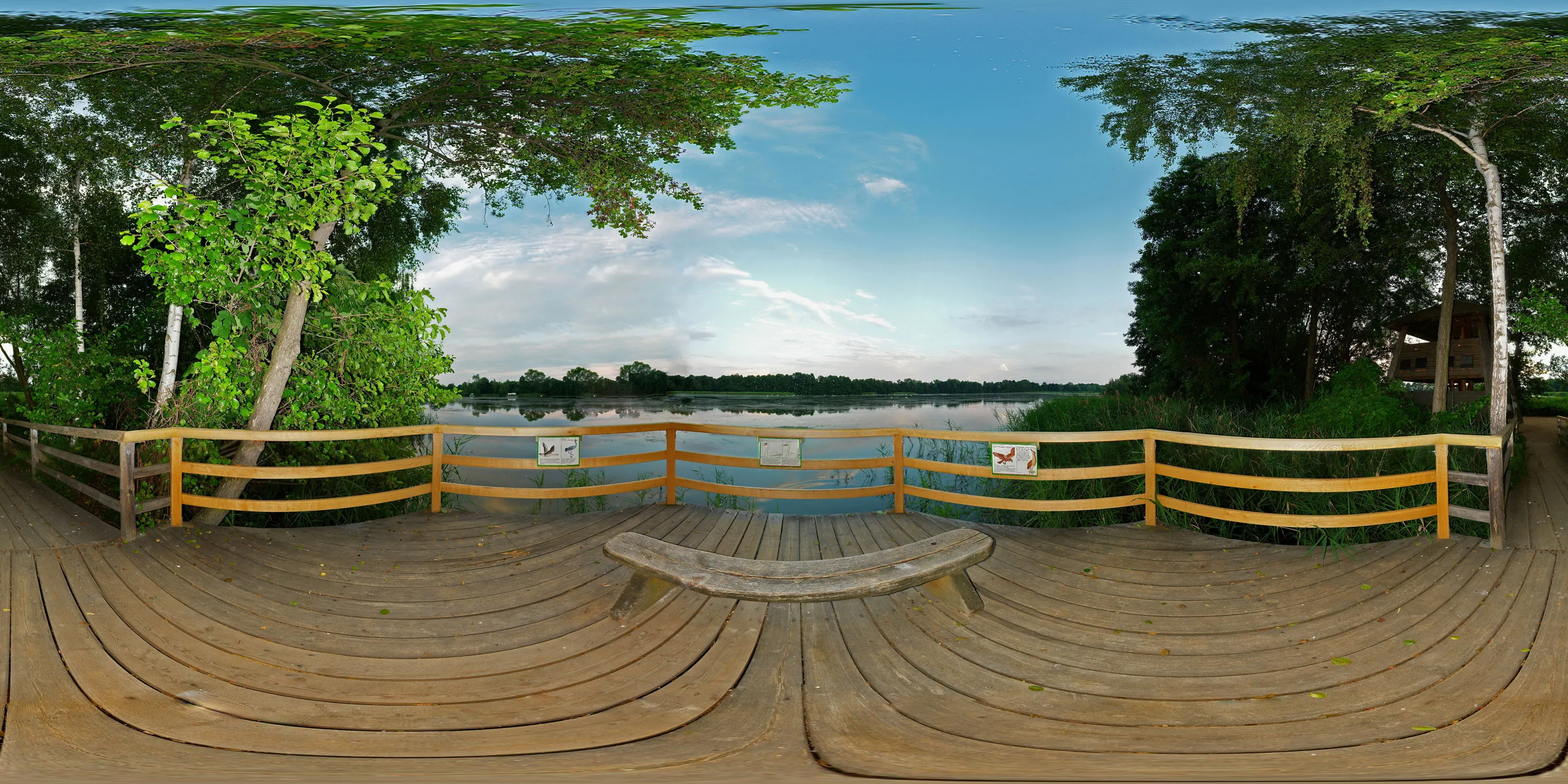 360 Grad Panorama Ansicht: Biosphärenreservat Guttau in Oberlausitz