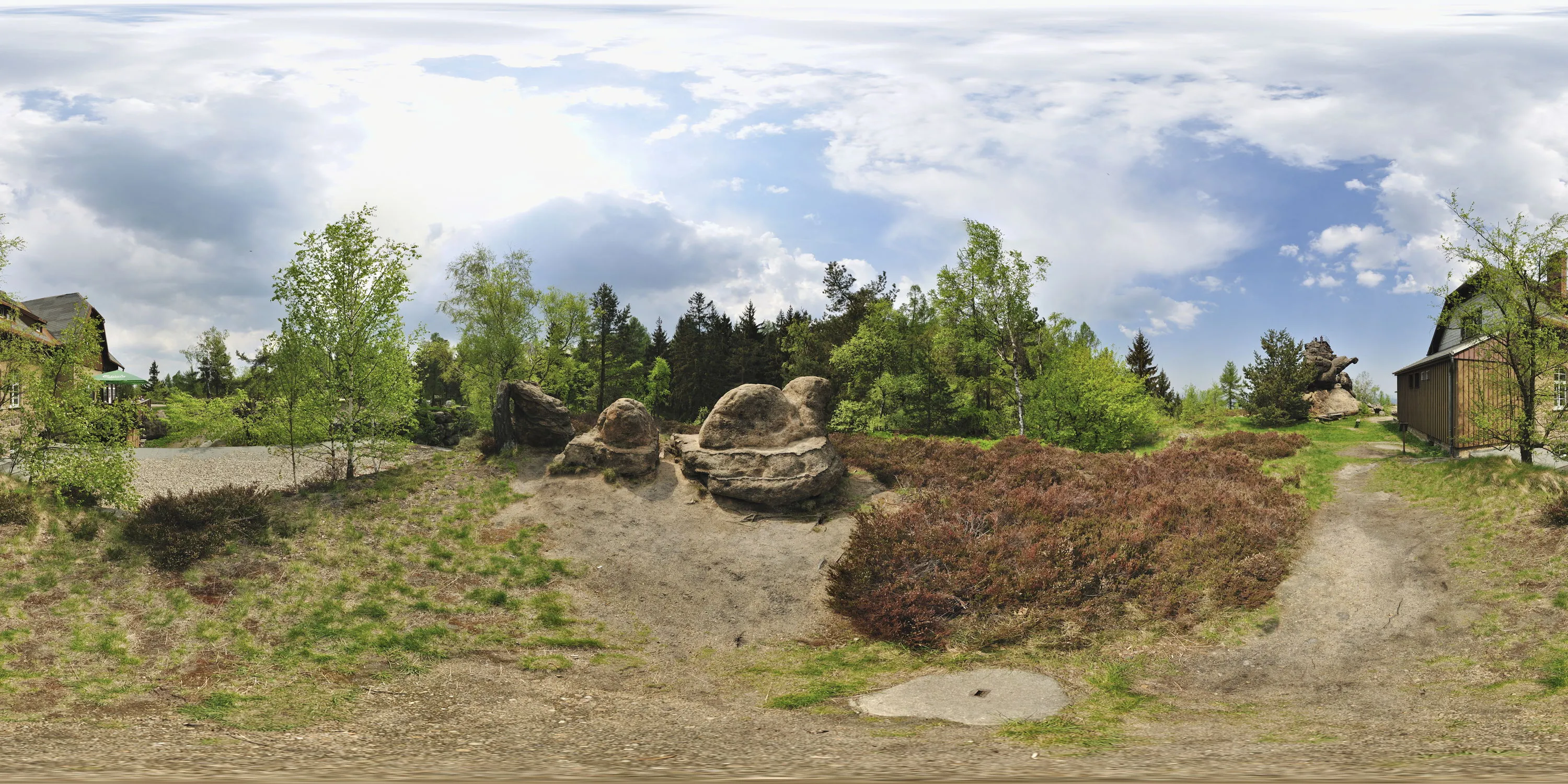 360 Grad Panorama Ansicht: Schildkröte in Berg Töpfer 582m