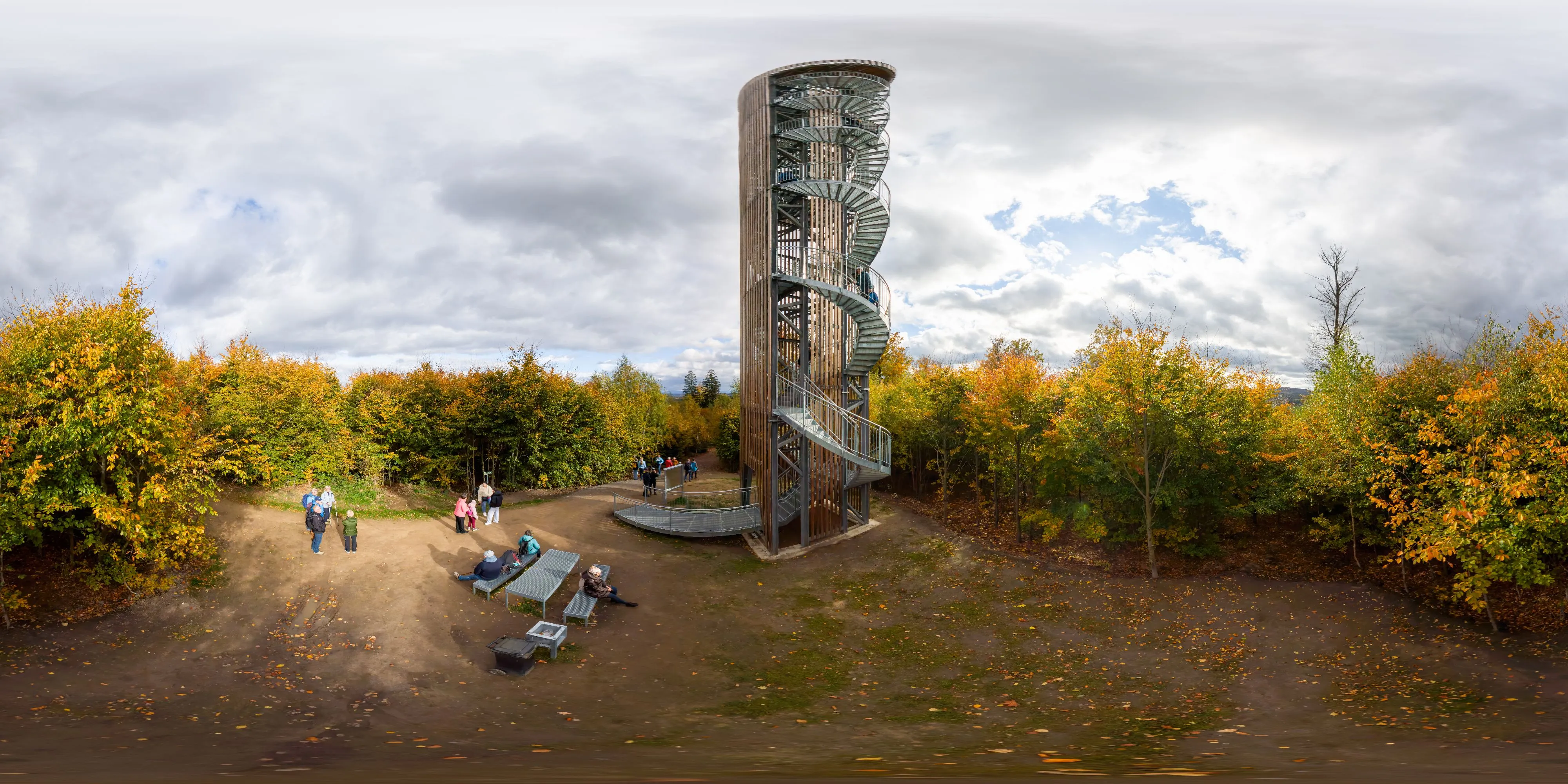 360° Panorama Ansicht: Aussichtsturm