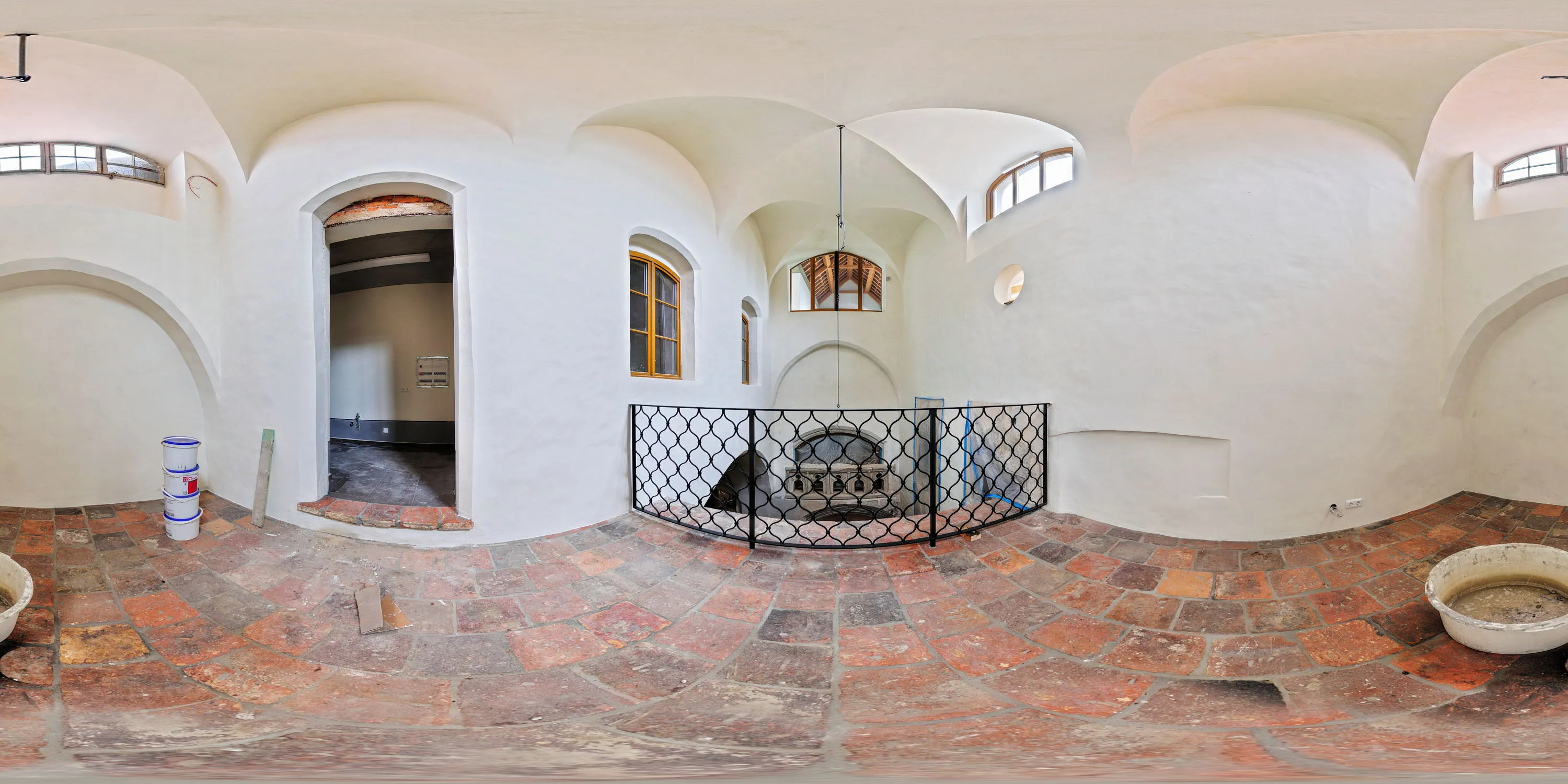 360 Grad Panorama Ansicht: Haus Untermarkt 25 - Treppenhaus 1 in Görlitz