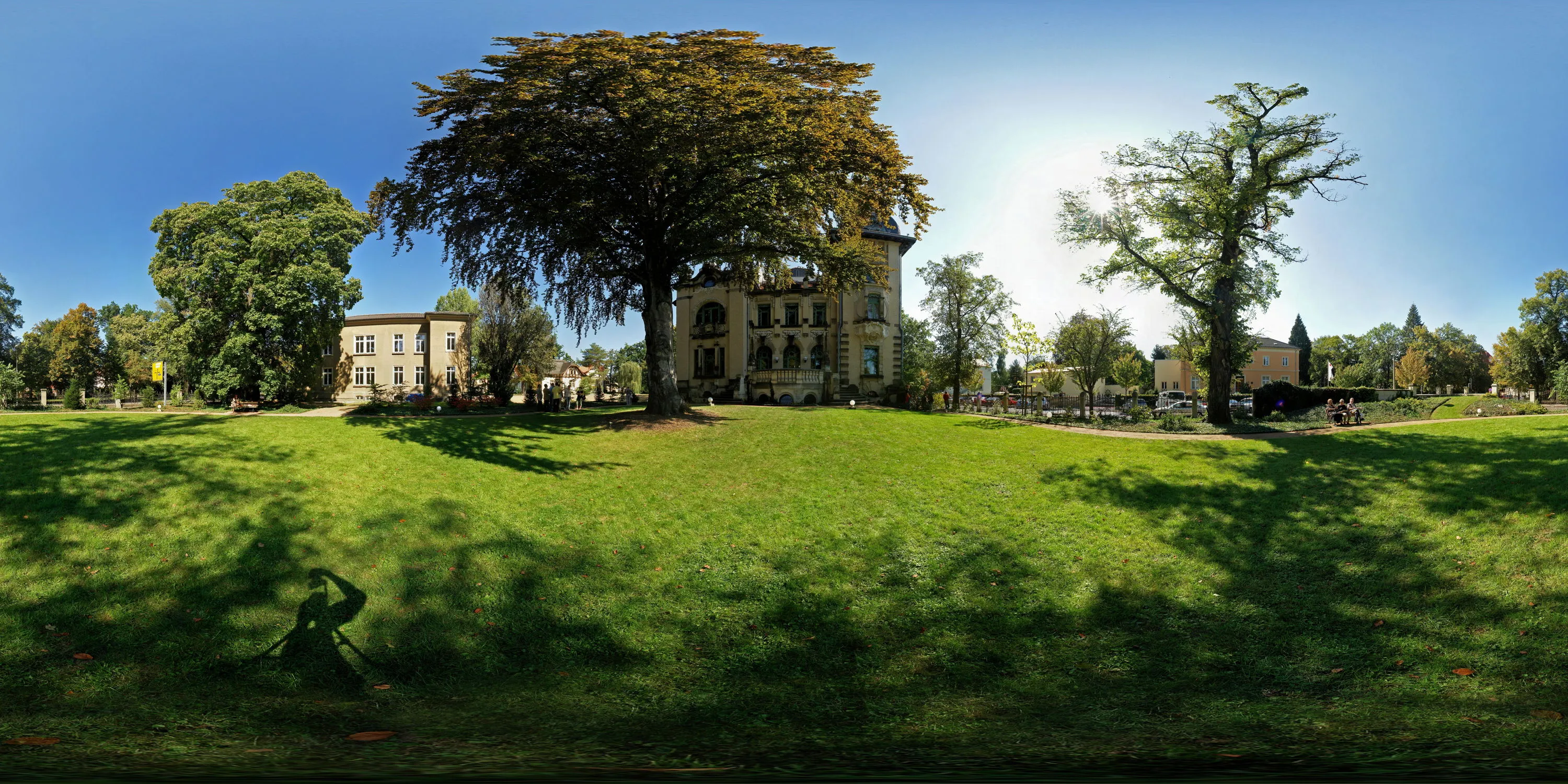 360 Grad Panorama Ansicht: Villa Weigang in Sommer 06