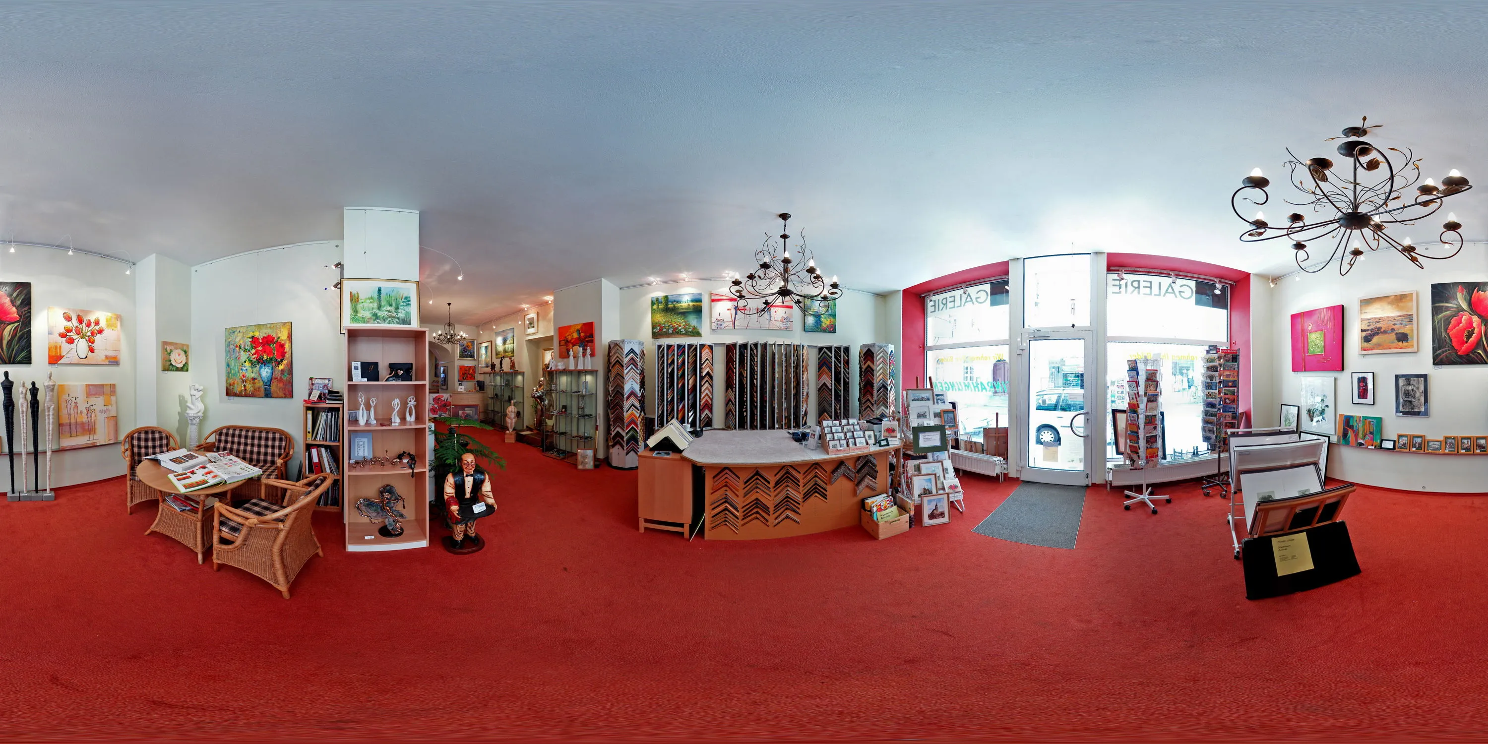 360 Grad Panorama Ansicht: City Galerie Bautzen in City Galerie