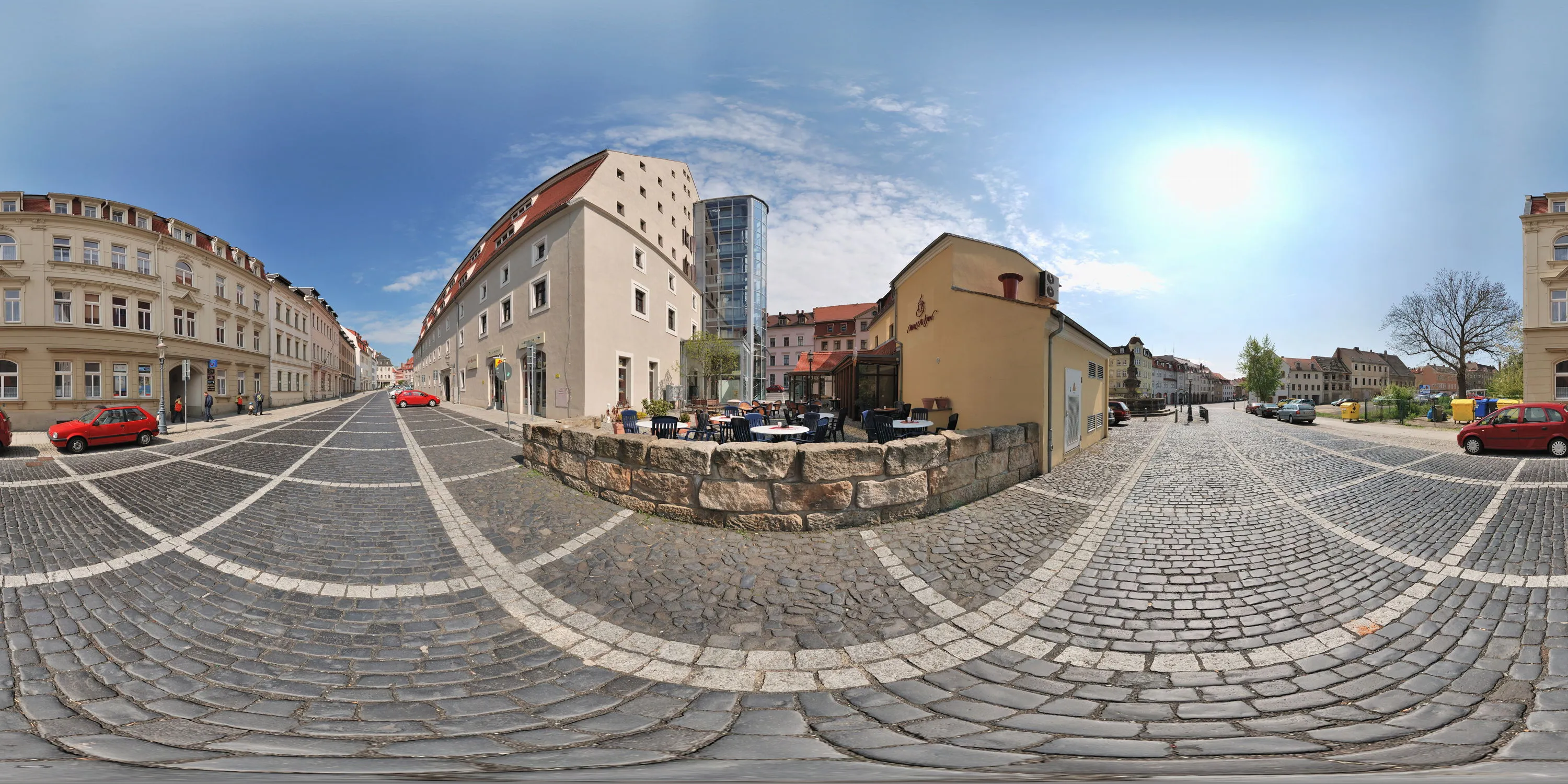 360 Grad Panorama Ansicht: Marstall (Salzhaus) in Zittau