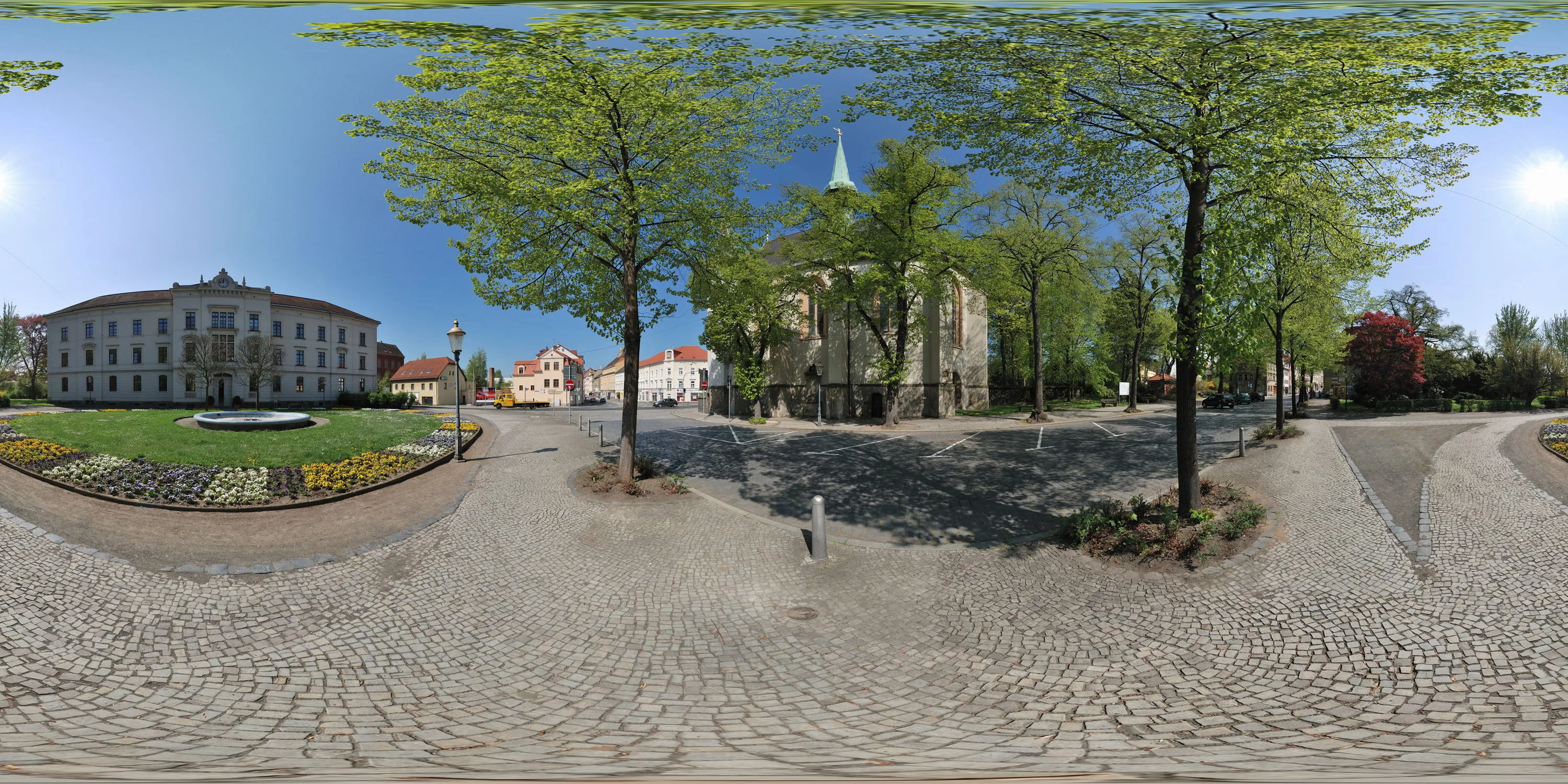 360 Grad Panorama Ansicht: Weberkirche 1 in Zittau