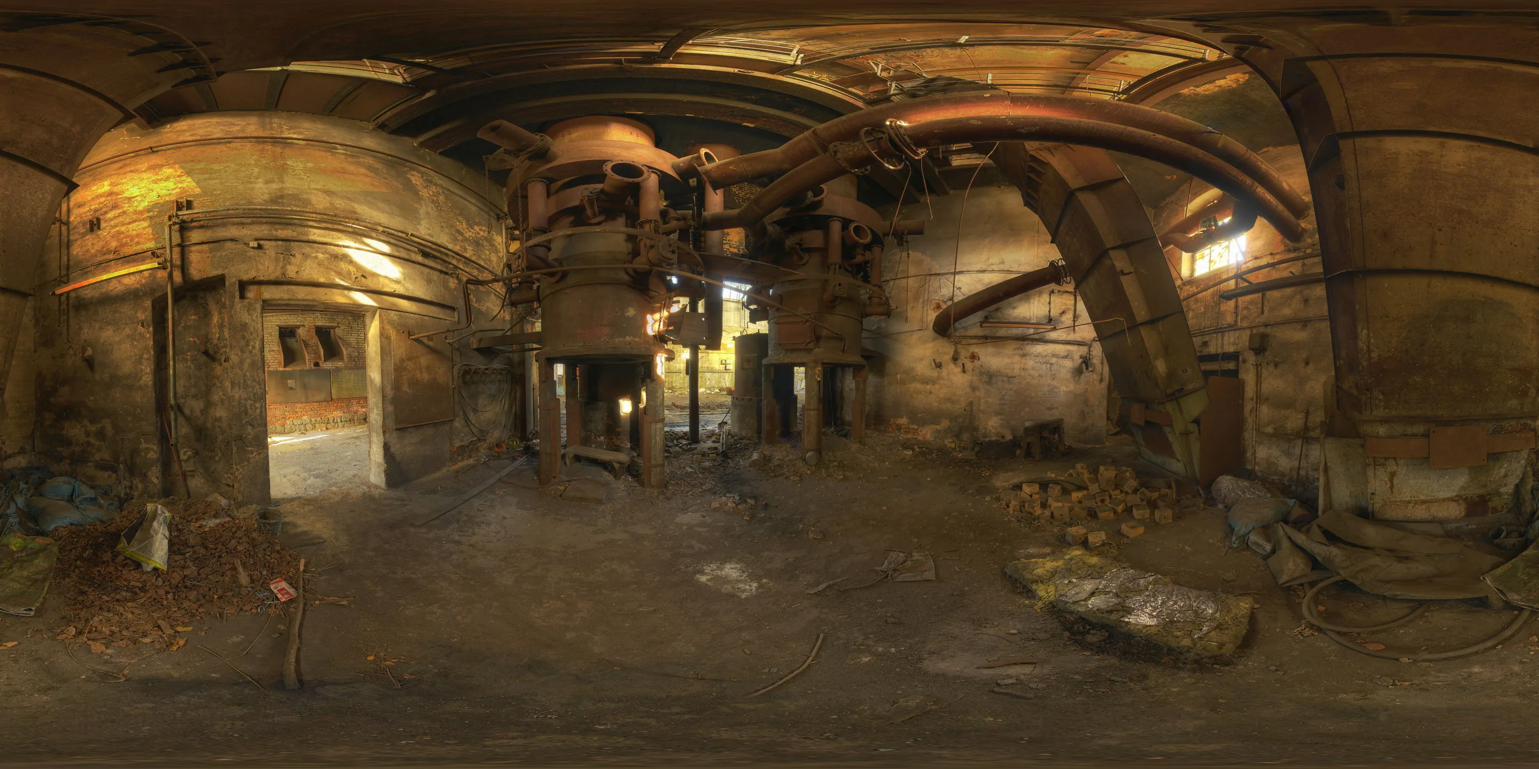 360 Grad Panorama Ansicht: Alte Gießerei - Anlagen in HDR - Panoramen