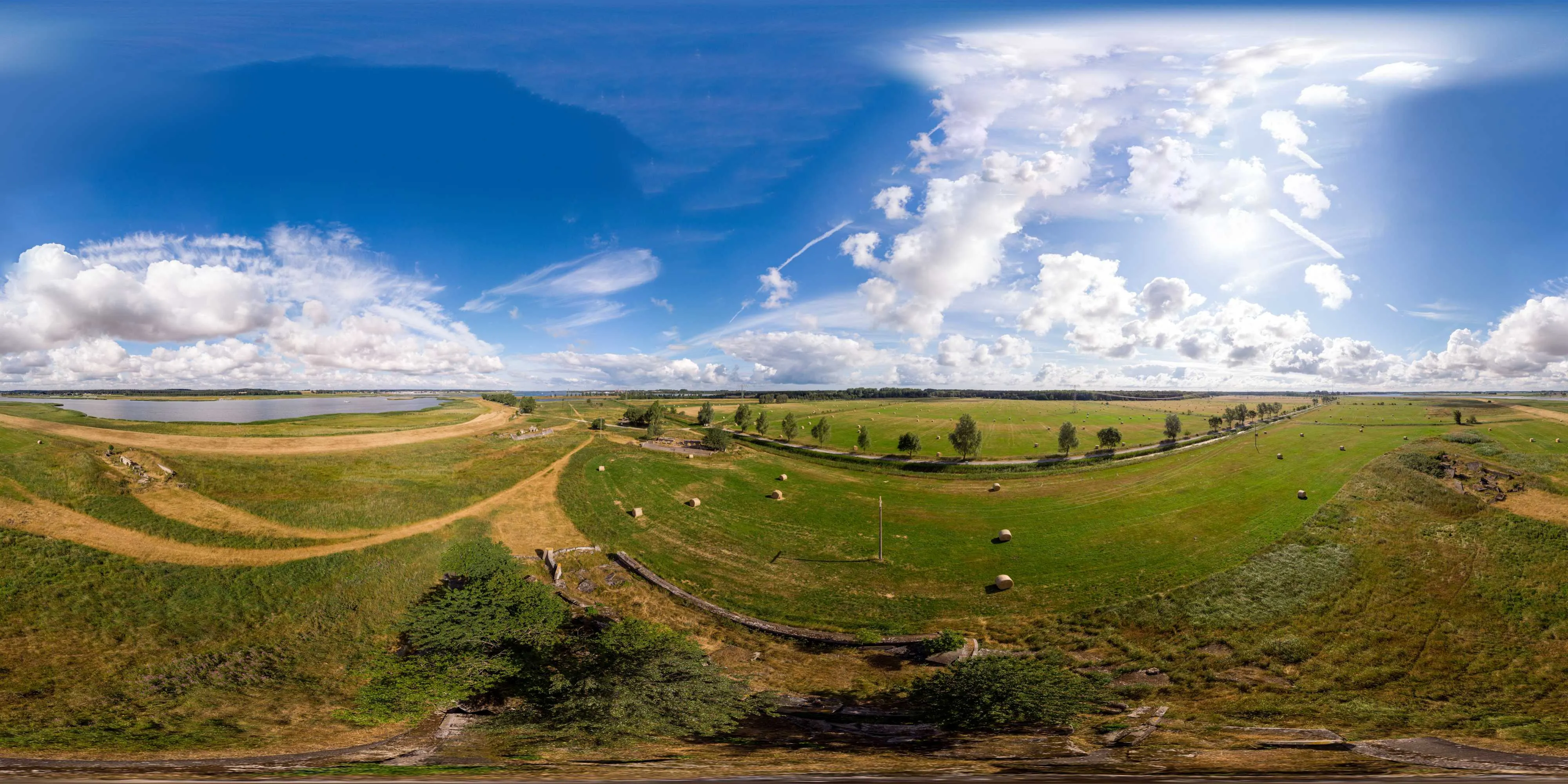 360° Panorama Ansicht: Bunkeranlagen in den Peenewiesen 1