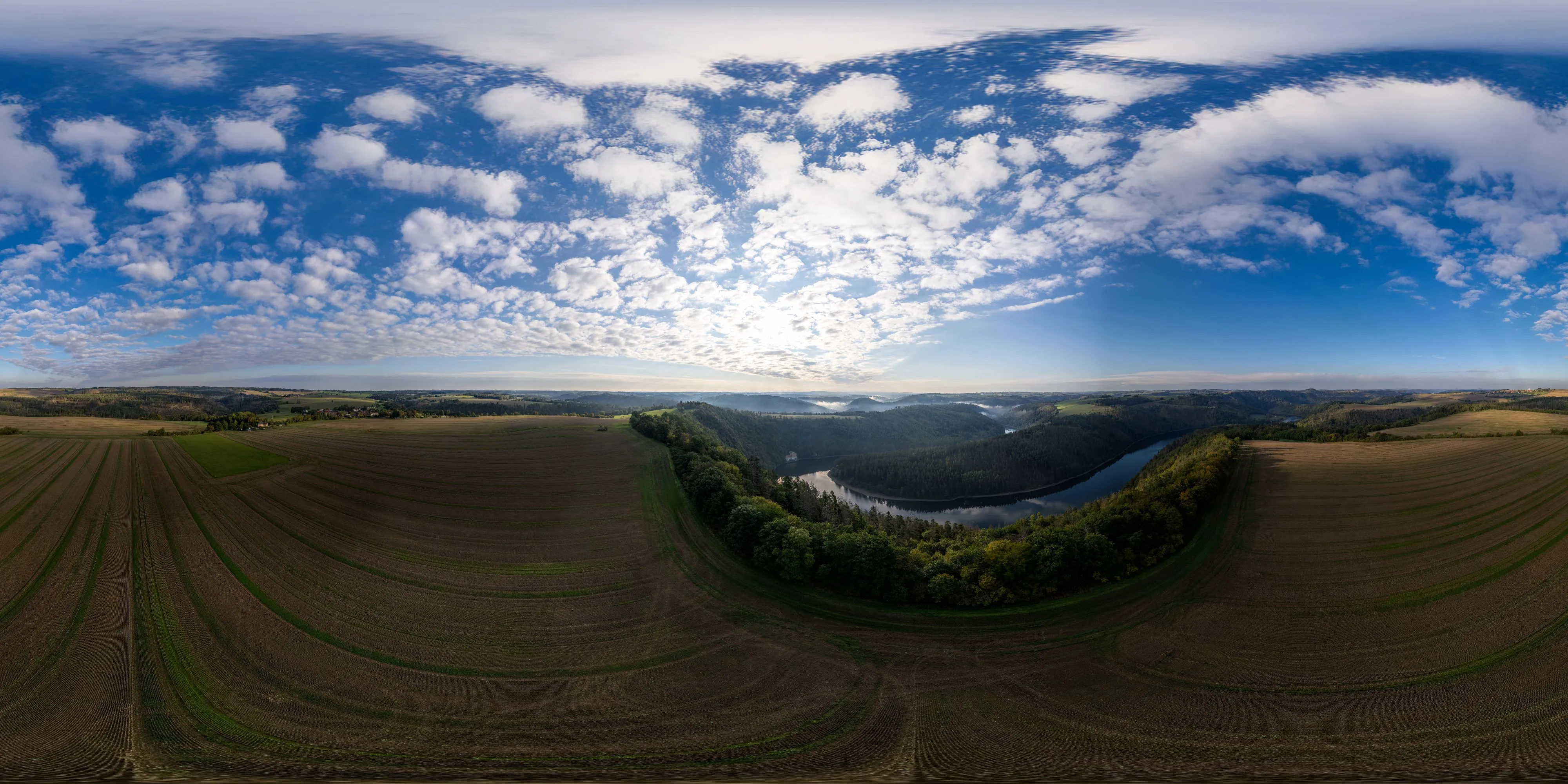 360 Grad Panorama Ansicht: Kraftwerk Conrod - Ansicht von Nordwesten in Paska