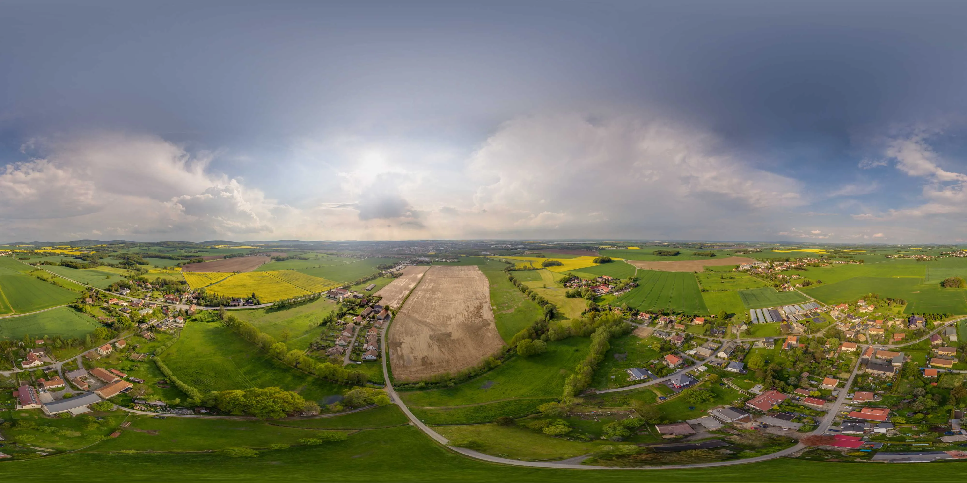 360 Grad Panorama Ansicht: Jenkwitz in Oberlausitz