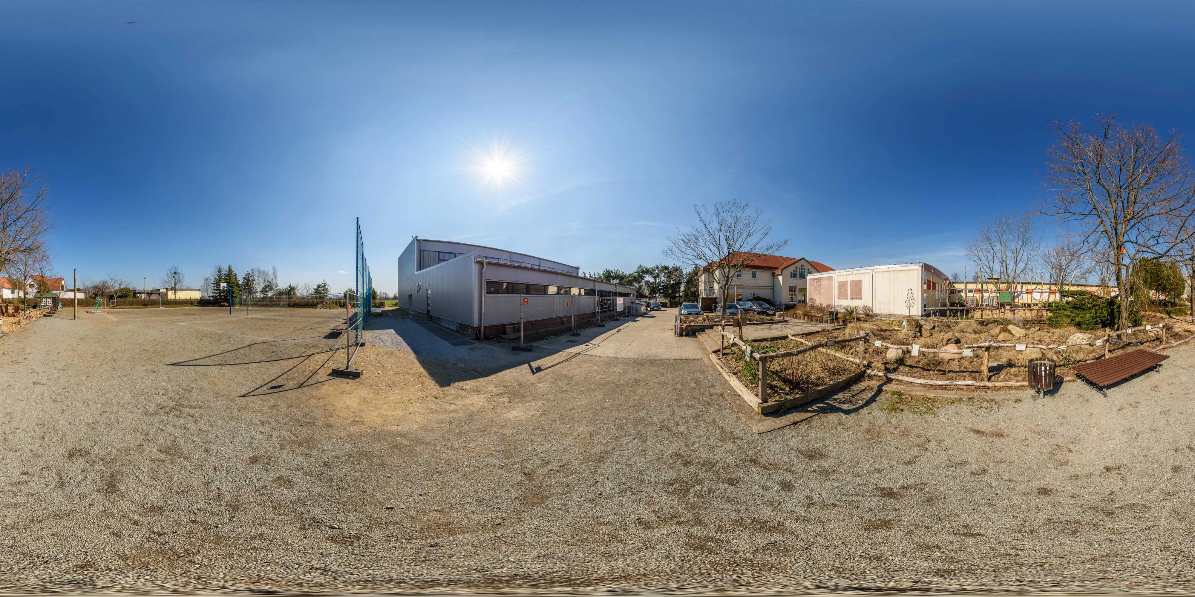 360 Grad Panorama Ansicht: Freie Mittelschule Weißenberg 2 in Weißenberg