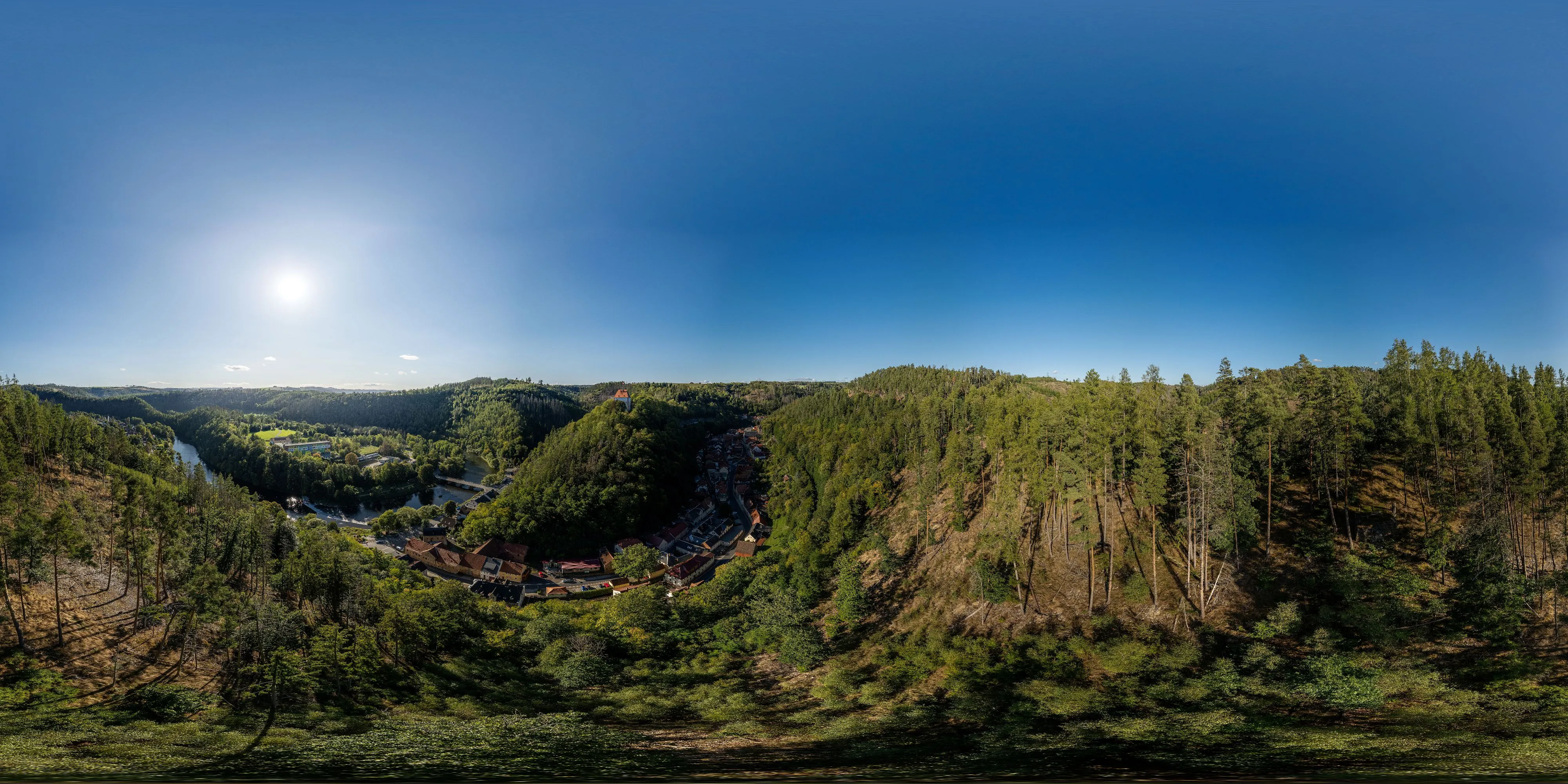 360 Grad Panorama Ansicht: Ziegenrück in Ziegenrück