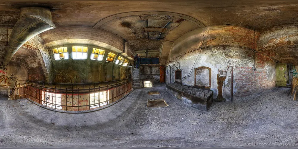360° Panorama: VEB Malzfabrik Niedersedlitz in HDR - Panoramen
