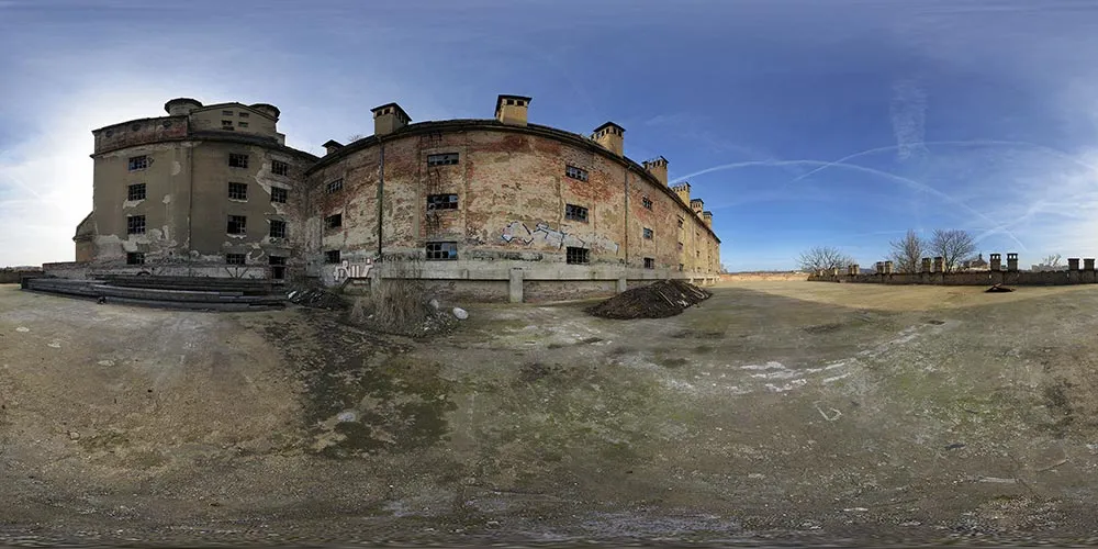 360° Panorama: VEB Malzfabrik Niedersedlitz in VEB Malzfabrik Dresden/ Niedersedlitz