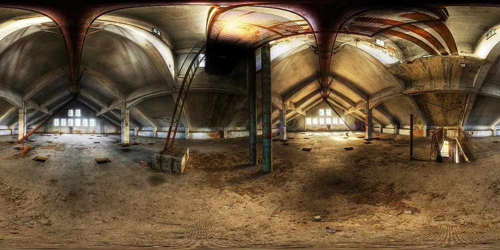 360° Panorama: VEB Malzfabrik Niedersedlitz in HDR - Panoramen