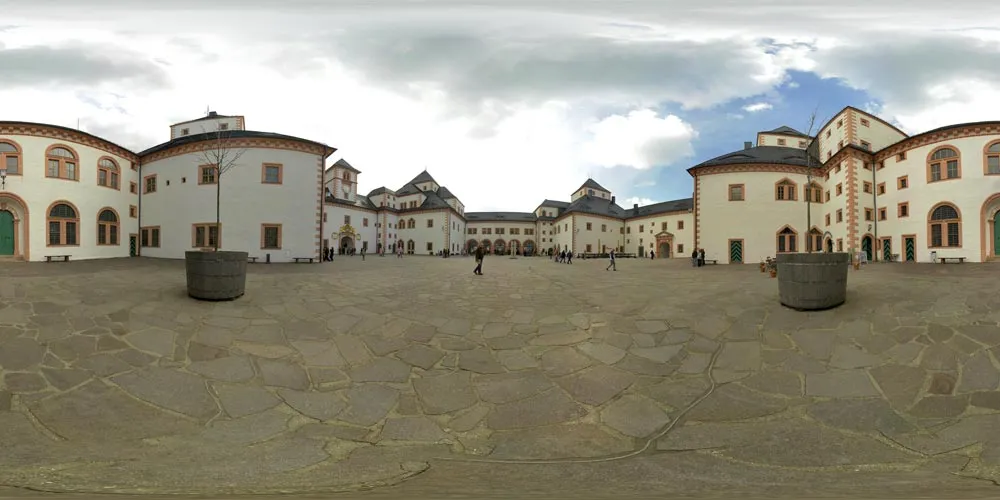 360° Panorama: Schloß Augustusburg in Sachsen