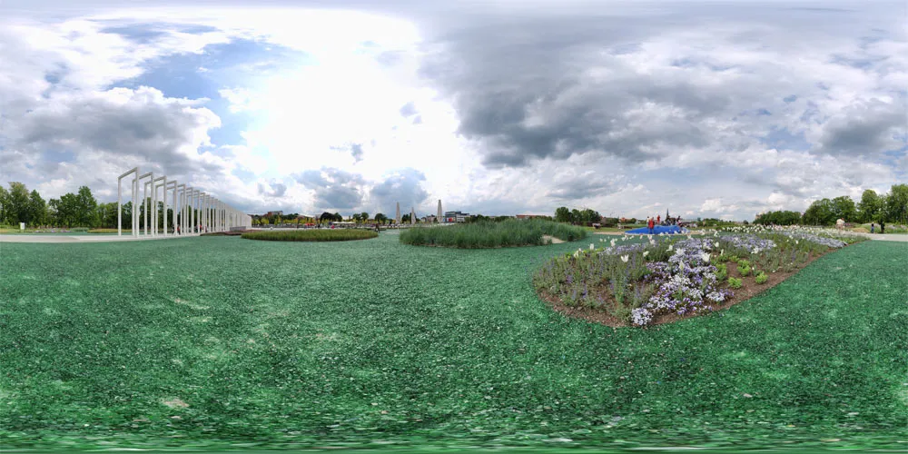 360° Panorama: Garten des 21. Jahrhunderts 2 in Bundesgartenschau 2009