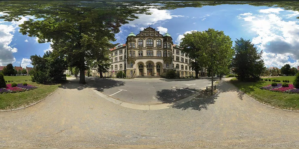 360° Panorama: Gericht - Lessingstrasse in Sommer 08