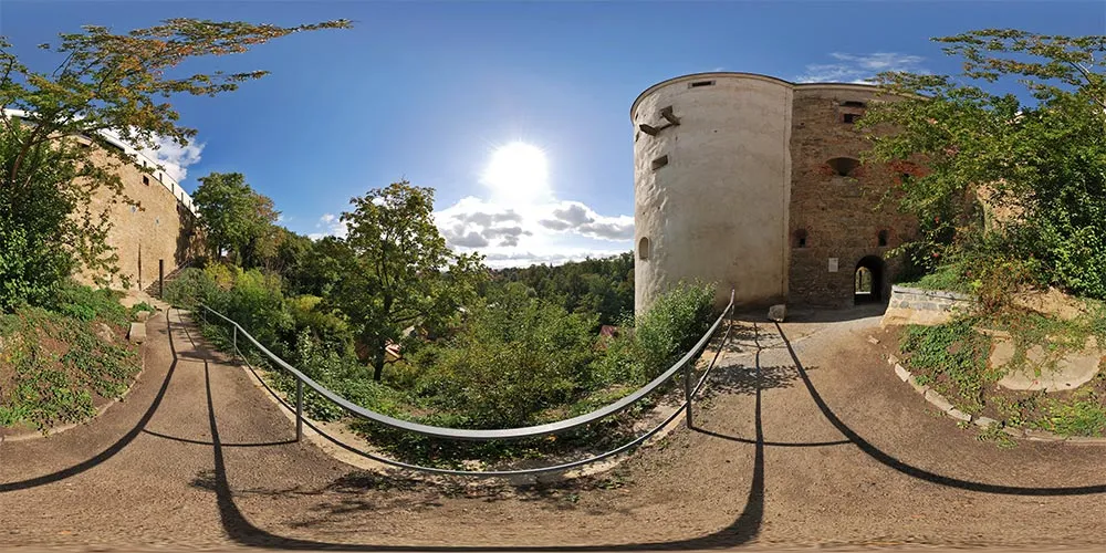 360° Panorama: Burgwasserturm 2 in Herbst 09