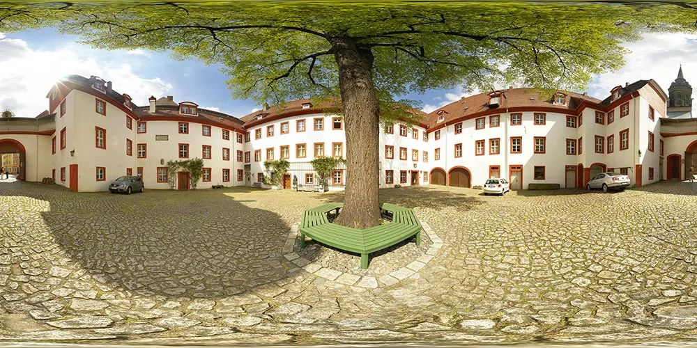360° Panorama: Domstift und Domschatzkammer in Frühling 08