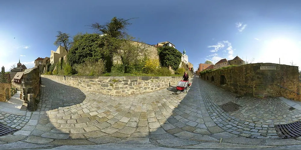 360 Grad Panorama Ansicht: Fischerpforte in Frühling 08