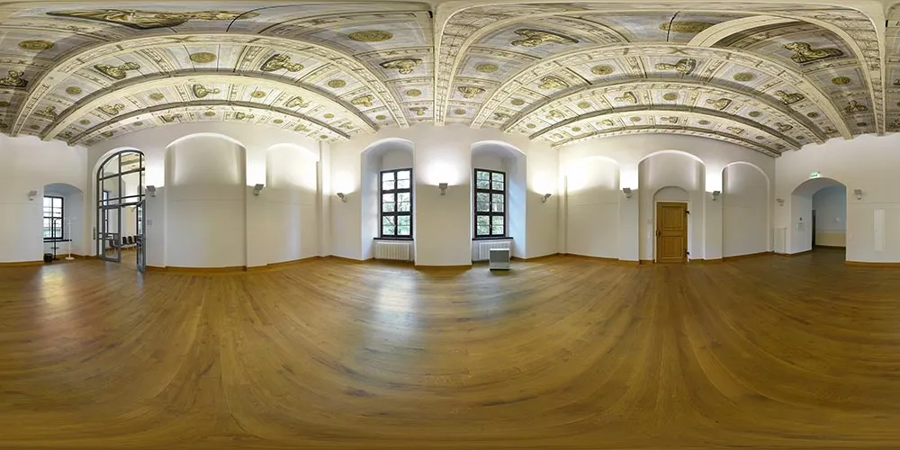 360° Panorama: Ortenburg - Kaiserdecke in Frühling 08