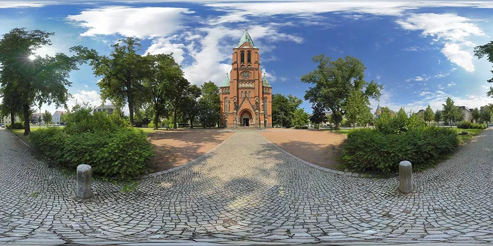 360° Panorama: Maria Martha Kirche in Sommer 08
