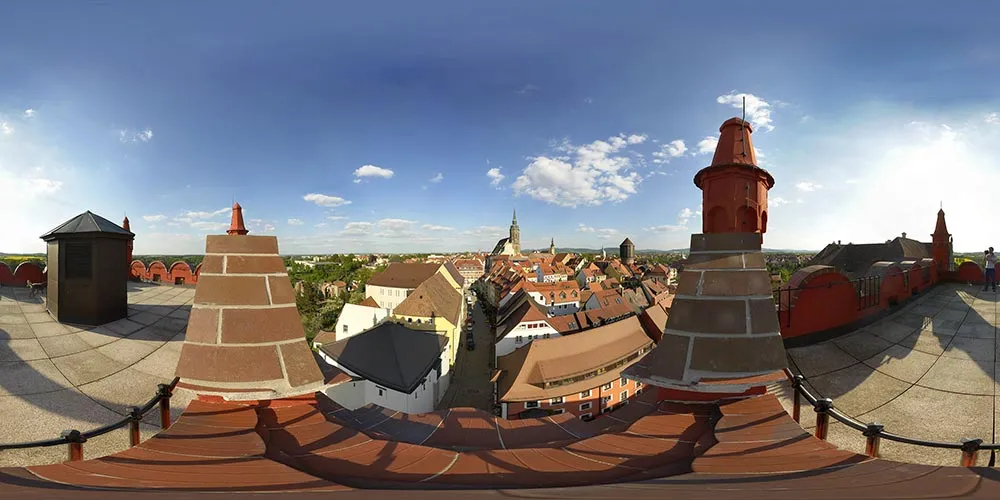 360° Panorama: Ostaussicht in Matthiasturm
