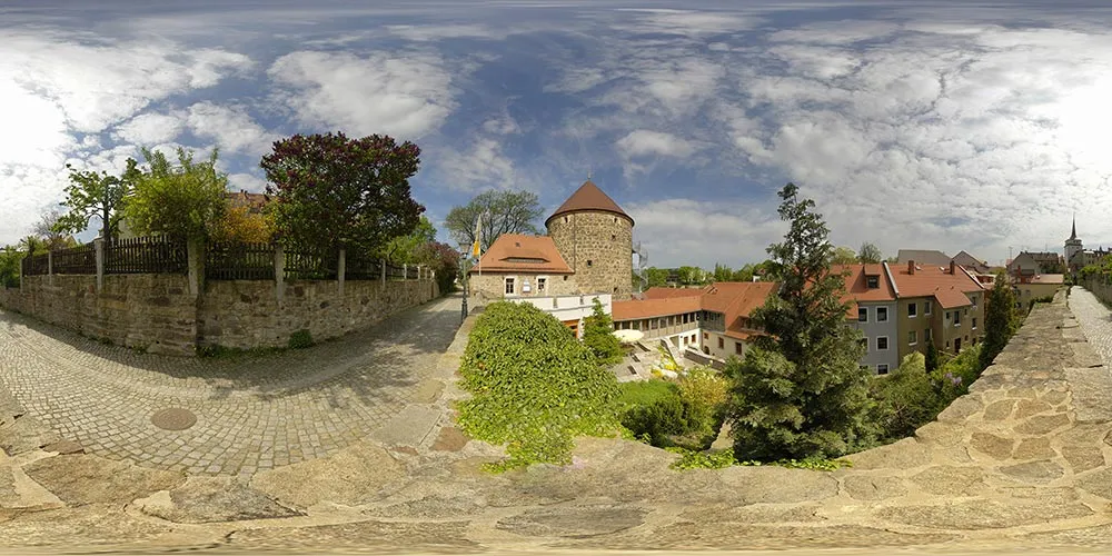 360° Panorama: Mühlbastei in Frühling 08