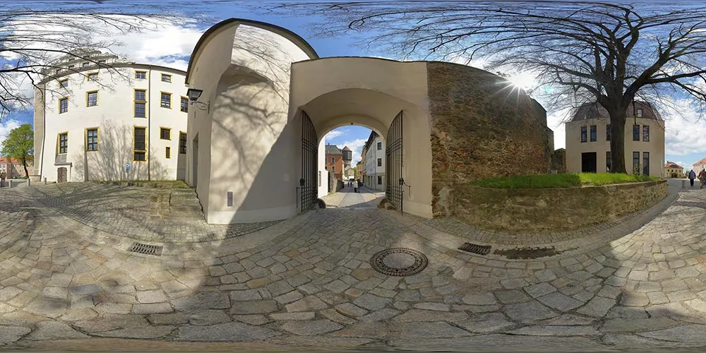 360° Panorama: Ortenburg in Frühling 08