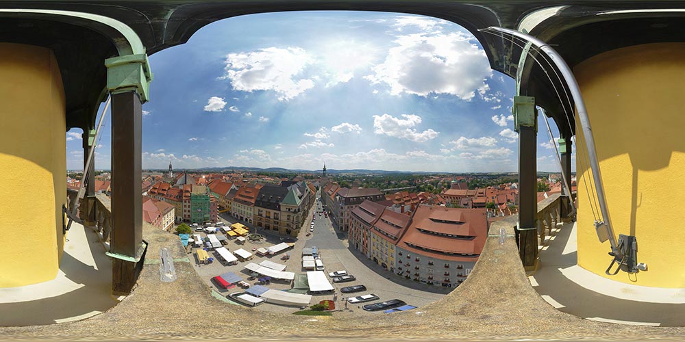 Rathausturm Südaussicht