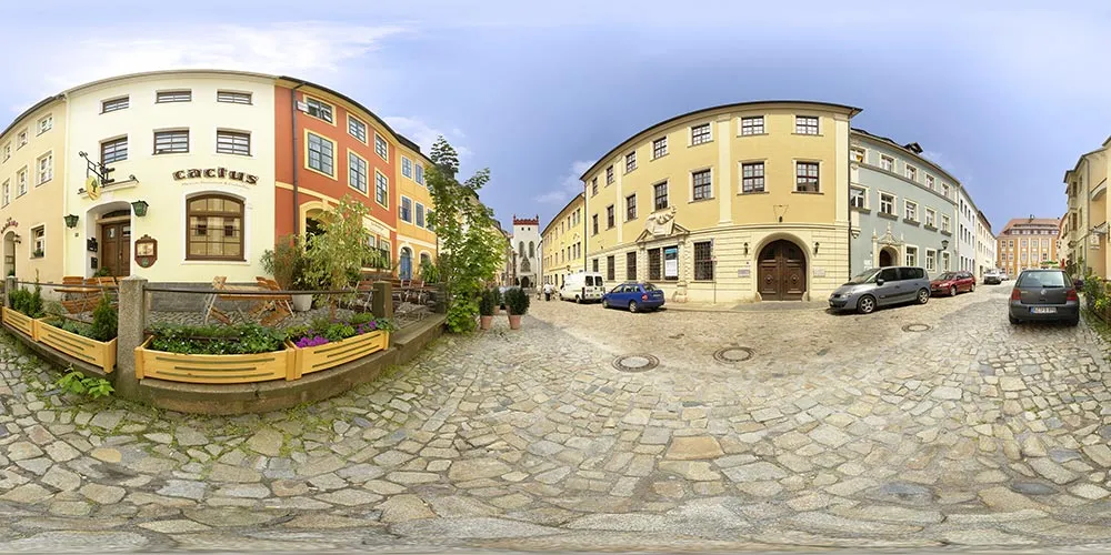 360° Panorama: Schloßstrasse in Frühling 08