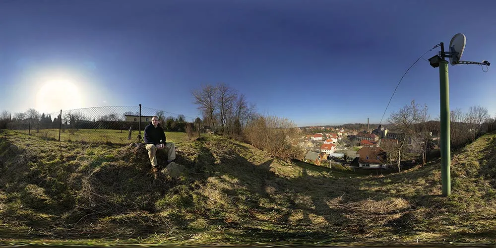 360° Panorama: Bautzen - Seidau in Winter 07
