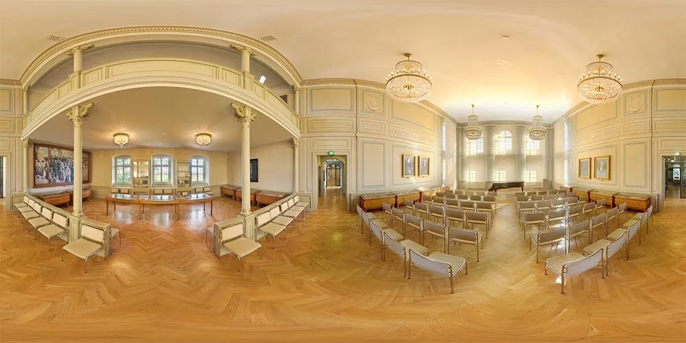 360° Panorama: Saal in Sorbisches Museum Bautzen