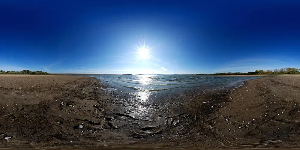 360° Panorama: Bautzener Stausee in Herbst 08