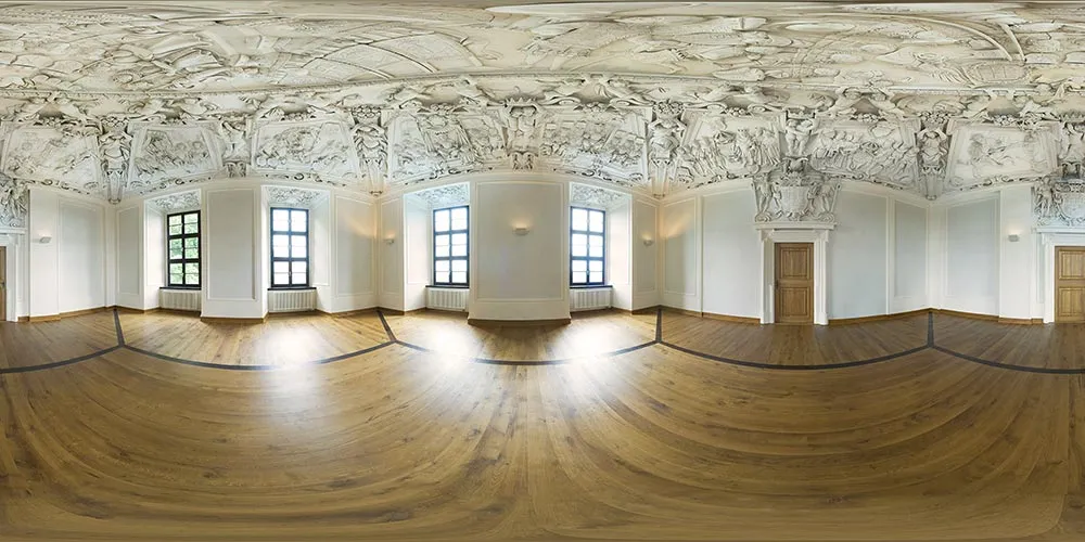 Beliebtes 360° Panorama (Platz 10): Ortenburg - Stuckdecke in Frühling 08