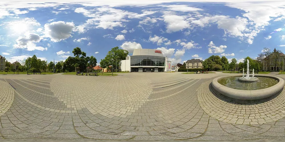 360° Panorama: Deutsch-Sorbisches Volkstheater in Frühling 08