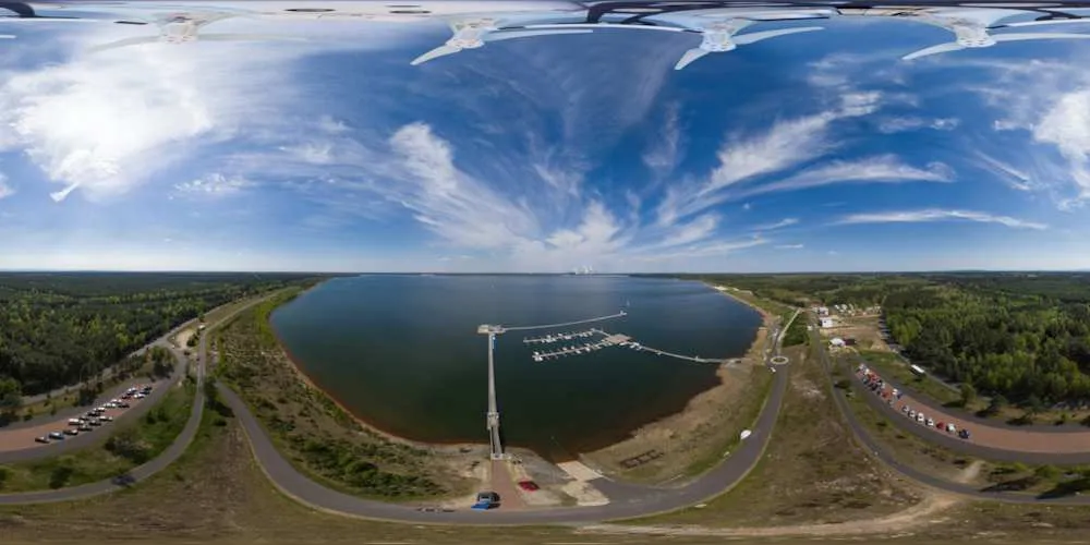 360° Panorama: Marina Klitten in Bärwalder See
