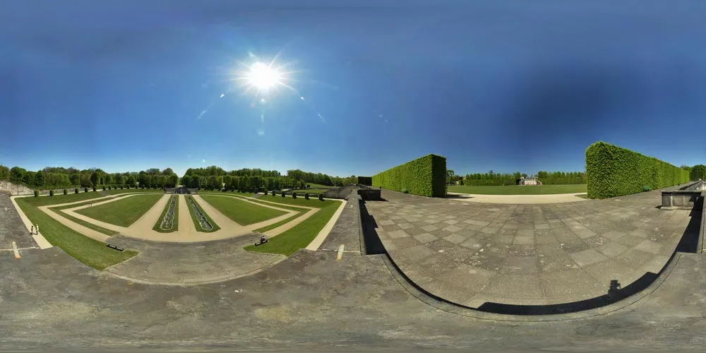 360° Panorama: Barockgarten Großsedlitz in Sachsen
