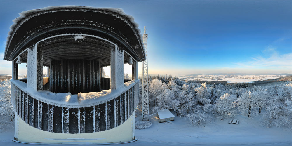 Aussichtsturm Winter
