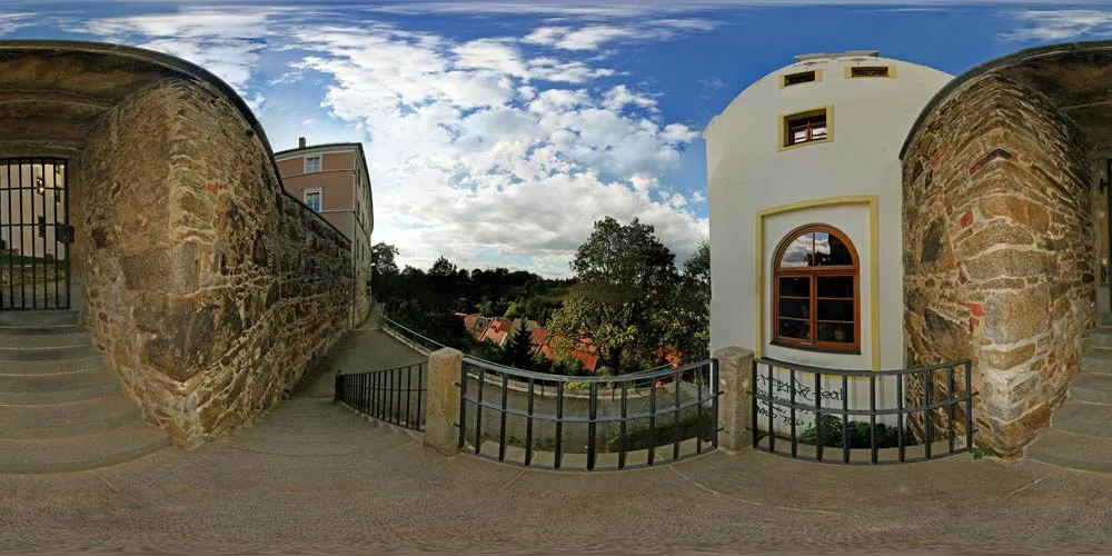 360° Panorama: Blick von der Ortenburg in Sommer 06