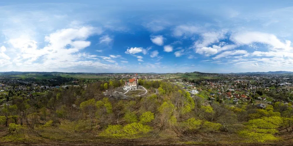 360° Panorama: Burgsberg in Varnsdorf