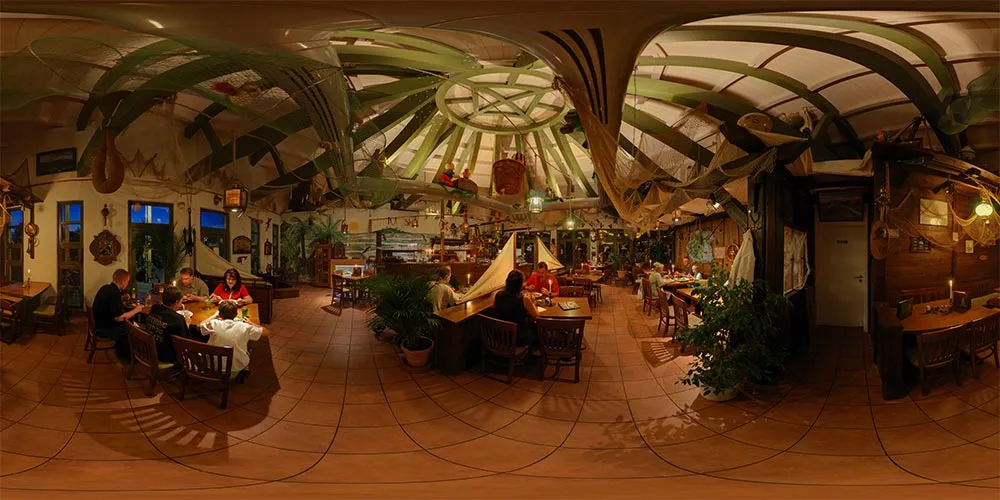360° Panorama: Gastraum 1 in Erlebnisrestaurant Captain Hook